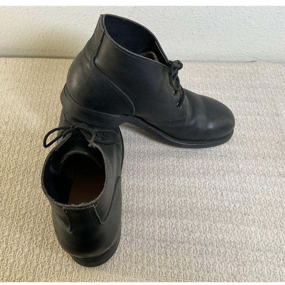 Biltrite Mens Black Leather Steel Toe Chukka Boots 6.5 Oil Resist ANSI Z41.1-91 - Picture 10 of 15